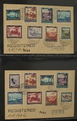 Vienna &amp; Philadelphia printings. Nice collection with envelopes, ...