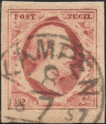 KAMPEN C type I op 10 cent nr. 2 pl. V. H/S 50