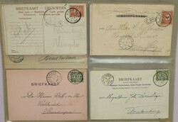 Nederland Grootrondstempels. Collectie van 520 briefkaarten, ...