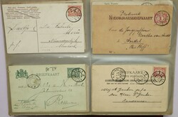 Nederland Grootrondstempels. Collectie van 520 briefkaarten, ...
