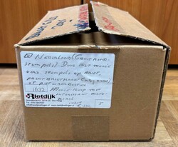 Nederland Grootrondstempels. Doos met verz. op brief, prentbriefkaart ...