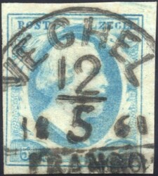 VEGHEL C type II op 5 cent nr. 1 pl. IV (8). Zie foto. H/S 150