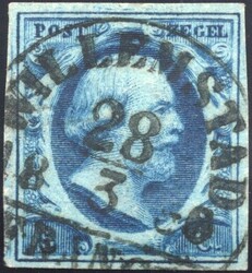 WILLEMSTAD B op 5 cent nr. 1 pl. III. H/S 125