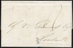Complete vouwbrief van New York d.d. 31 July 1824 via Vlissingen ...
