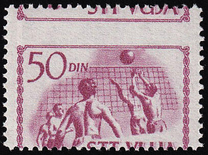 Sports Definitive Issue. Value of Din. 50.00 with horizontal ...