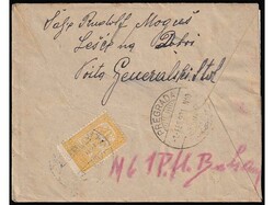 Small size letter written in Lešće on Dobra 27.01. 1921., and sent ...