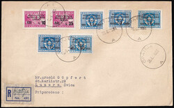 Letter sent by registered mail from Opatija to Luzern (Switzerland) ...