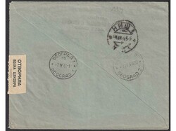 Letter sent by registered mail from Soko Banja to Belgrade 03.04. ...