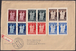 Letter sent by registered mail from series Constitution in pairs sent ...