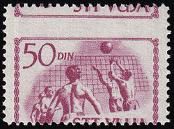Sports Definitive Issue. Value of Din. 50.00 with horizontal ...