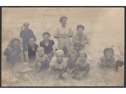 Greeting card sent by ship VELEBIT, owned by the Ungaro-Croato ...