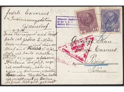 Postcard with image of Göllersdorf, where internees were placed ...