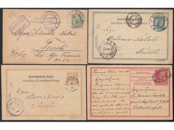 Istra, lot of stationeries and one letter, all with cancels of post ...