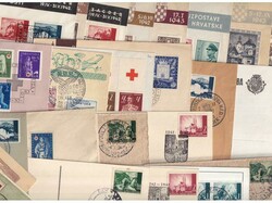 NDH lot of 34 letters, FDC and commemorative cards. Good composition, ...