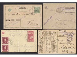 Bosnia, lot of letters, postcards and stationeries. Total of 15 ...