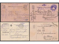 Slovenia, lot of 15 military mail stationeries of a Slovenia officer, ...