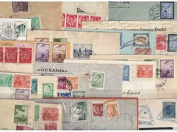 Kingdom of Yugoslavia, lot of 20 letters, stationeries and postcards, ...