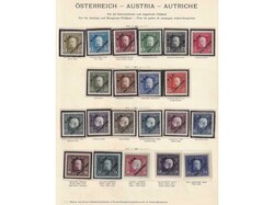 Austria, collection of feldpost stamps, all on album leafs and in ...