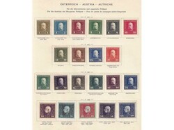 Austria, collection of feldpost stamps, all on album leafs and in ...