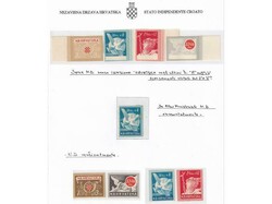 NDH, Mi.No. 150/153, phase of print. Good quality