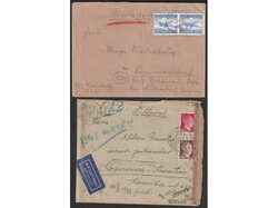 NDH collection of letters, First Days Cover and propaganda cards. ...