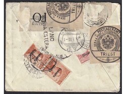 Small size letter sent by registered mail from Pula to Switzerland 08 ...