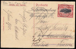 Postcard sent from Nonga to Rijeka 02.06. 1911. On arrival to Rijeka ...