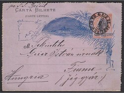 Closed stationery sent from Rio de Janeiro to Rijeka 21.05. 1897. ...