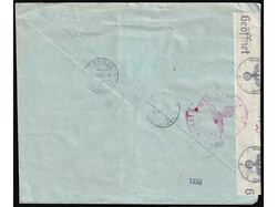 Letter sent by registered and express mail from Zagreb to Prague 10 ...