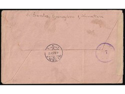 Letter sent by registered and air mail from Sarajevo to Olten in ...