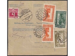 Bosnia & Herzegovina. Parcel Card: TUZLA - PRIMERO, SOUTH TYROL 03.09 ...