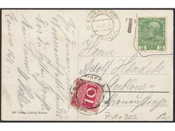 Postcard of Zenica sent from Zenica 16.06. 1914. Franked with an ...