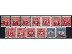 3780: Peuple d’Yougoslavie République de Bosnie-Herzégovine - Postage due stamps