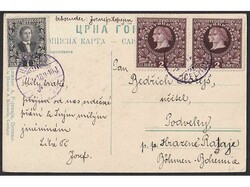Postcard sent from Cetinje to Czech Republic 18.09. 1913. Good quality