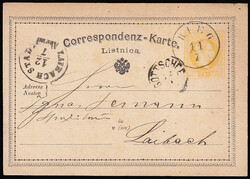 Bilingual German-Slovenia stationery sent from Rieg (Kočevska ...