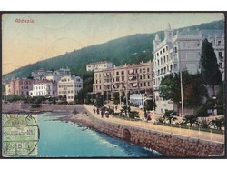 Postcard of Opatija sent via Sibir to Osaka (Japan) 05.07.1911. ...