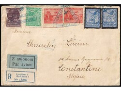Registered Letter by Air Mail: LJUBLJANA – CONSTANTINE, ALGERIA 09 ...