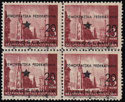 Split Provisional Issue. Value of KN 20.00/3.00 in very fine ...