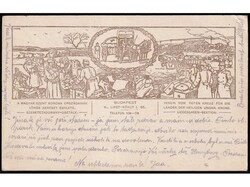 Postcard of Hungarian Red Cross sent from a Sočka battlefield 22.04. ...