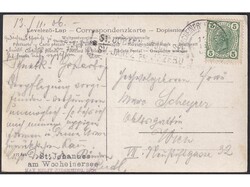 Postcard of Bled, sent from postal agency Sv. Janez pri Jezeru to ...