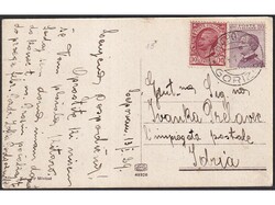 Postcard of Čepovana sent from Čepovana to Idria 14.01. 1929. Rare ...