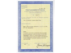 Provisional Issue for Senta. Blocks of four Mi.No. 1, 2, 6, 7, 10, ...
