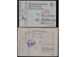 Four letters of war prisoners written via the Red Cross from ...