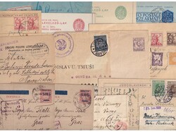 Small lot of 12 letters, stationeries and postcards from the ...