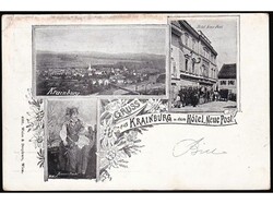 Pozdrav iz Kranja - Krainburg 1901. #/A-B