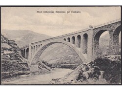 Most bohinjske železnice pri Solkanu 1907. #/A