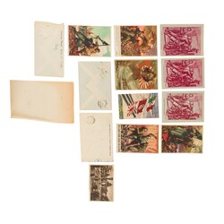 Including 1942 registered envelopes bearing Montenegro overprints to ...
