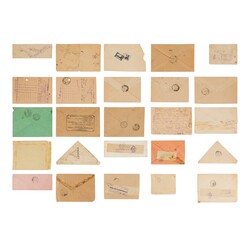Including postal stationery and censored mail, a range of covers ...