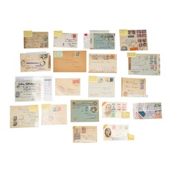 Stamps and covers including 1940s censored airmails, various stamps ...