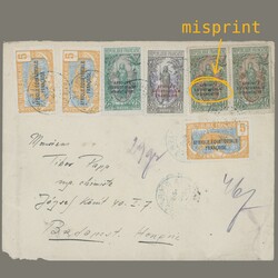 1931 France - French Equatorial Africa - two letters sent to Hungary ...